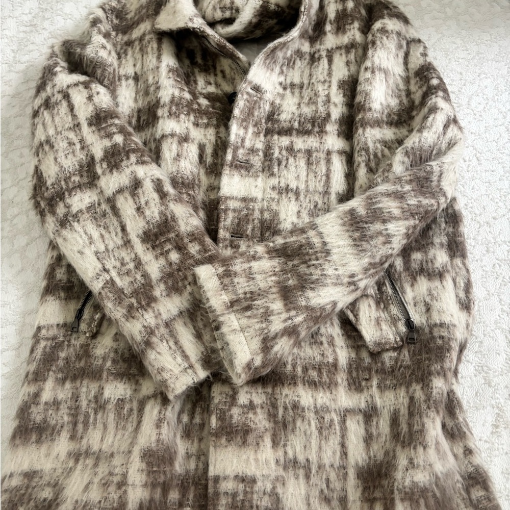 John Varvatos Real Alpaca Wool Coat